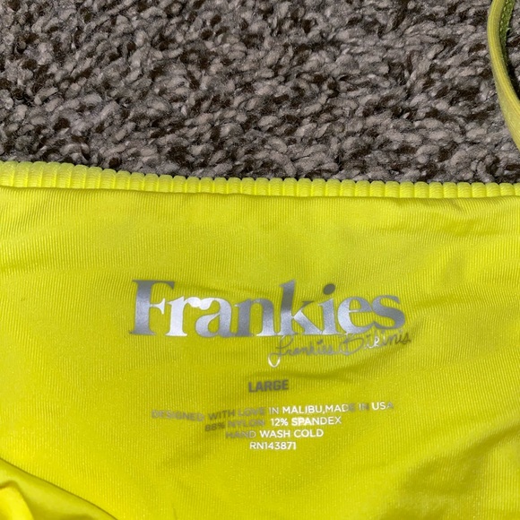 Frankie’s bathing suit top- neon// size medium// no padding// moderate coverage - Picture 2 of 2